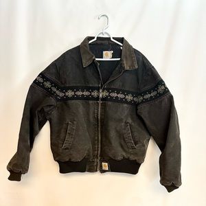 Vintage Carhartt 90s Aztec Southwestern Jacket